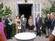 Le mot d'accueil de Bernard Merlin lors de l'inauguration de l'exposition.