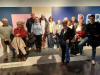 Le groupe au musée olympique 
