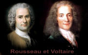Rousseau et Voltaire