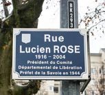 Rue Lucien Rose Chambéry (Savoie)